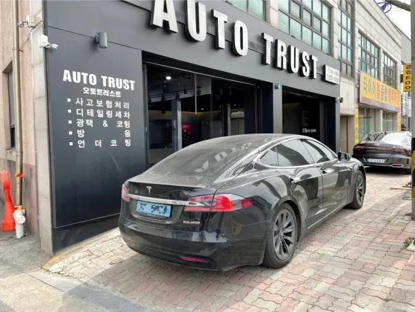 대전유성광택, 블랙 테슬라 탈지부터 마무리까지 따라가 봤습니다